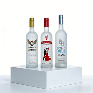 Bouteilles en verre vides de luxe pour spiritueux, emballage personnalisé pour les marques de whisky, de vodka et de <span class=keywords><strong>cognac</strong></span> - Product Image 1