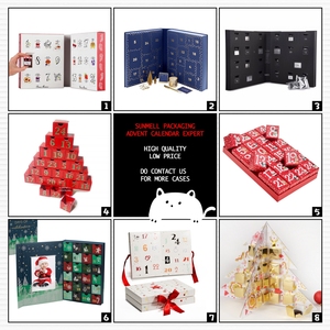 Premium Custom Printed Empty Luxury Rigid Cardboard Advent <strong>Christmas</strong> Calendar <strong>Gift</strong> <strong>Box</strong> <strong>for</strong> Cosmetics Beauty Products - Product Image 4