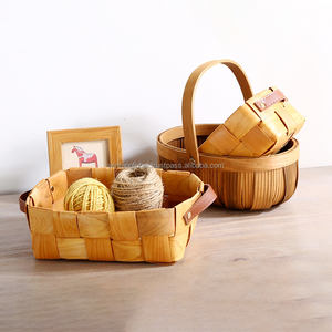 Panier de rangement en tissu multifonctionnel écologique avec poignée en tissu, solution d'organisation pour le pain et les légumes de la cuisine - Product Image 3