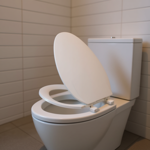 Elite Toilet Seat Cover Plastic Single Piece With Clips For Toilet W0039-6A - Product Image 2