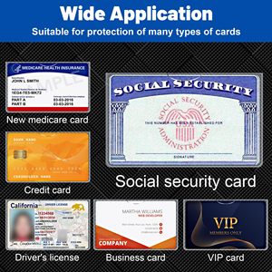 Porte-cartes de visite souple en PVC transparent et imperméable - Product Image 5