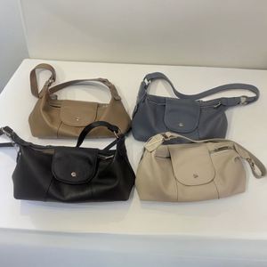 Bolso de Cuero Genuino para Mujer, Estilo Dumpling, Casual, Bandolera - Product Image 3