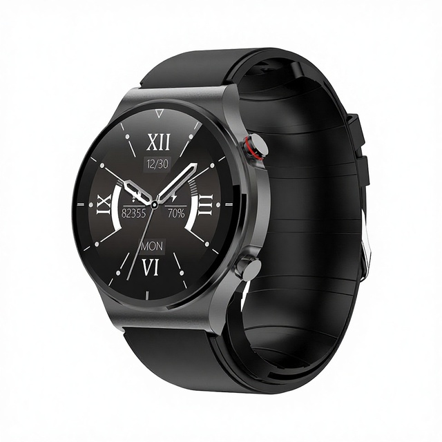 S2 Silicone Band Smart Watch with Airbag Air Pump and Blood Pressure Monitor