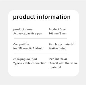 Lápiz Digital Magnético de Aluminio Wisoneng 723A con Logotipo Personalizado, Bolígrafo para Tableta, Rechazo de Palma, 8-10 Horas de Duración, Pantalla Capacitiva - Product Image 6