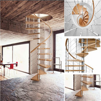 Designs d'escaliers intérieurs, concepteur d'escaliers en spirale