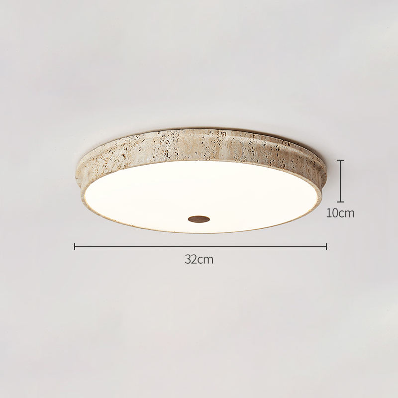 Cercle:Beige + Blanc /D 32cm