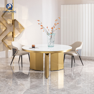 Bán Buôn Đồ Nội Thất Nhà Cung Cấp Nhập Khẩu Tự Nhiên Bằng Đá Cẩm Thạch Bàn Ăn Trung Quốc Phật Sơn Shunde <span class=keywords><strong>Lecong</strong></span> Quốc Tế Canton Công Bằng Đồ Nội Thất - Product Image 1