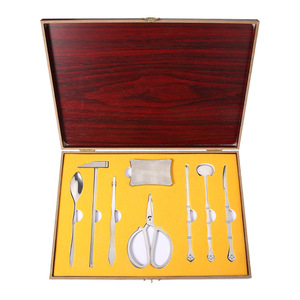 Venta al por mayor de ocho pinzas y tijeras de acero inoxidable para cangrejo, herramientas multifuncionales para comer cangrejo, juego para pelar cangrejo - Product Image 3