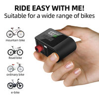 BL03 Brushless Mini Electric Bike Tire Pump LED Lighting Hand Pump with Valve Adapter for Inflating Bike Tires
