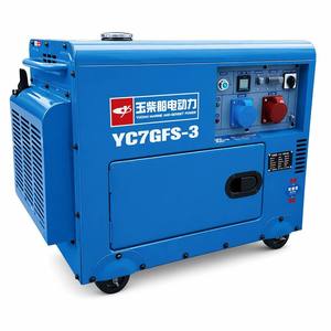 Générateur diesel silencieux 6,5 kW, 7,5 kW max, monophasé, triphasé, puissance égale, portable, insonorisé, générateur d'énergie de secours - Product Image 1