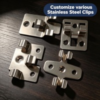 Clips de fixation en acier inoxydable de bonne qualité pour accessoires WPC avec garantie de 5 ans