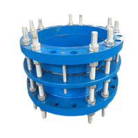 Accouplement d'expansion industriel à double bride en fonte, haute résistance chimique, pour système d'alimentation en eau
