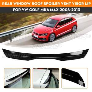 สปอยเลอร์หลังคาท้ายรถยนต์สำหรับ VW Golf MK6 MAX ปี 2008 2009 2010 2011 2012 2013 สีดำเงา - Product Image 1