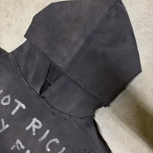 Sudadera con Capucha para Hombre, 100% Algodón, Tejido de Punto, Estilo Desgastado, Estampado de Serigrafía, Talla Grande, Lavado Ácido Vintage, Venta al Por Mayor - Product Image 3