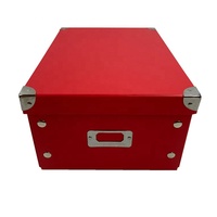 Boîte de rangement pliable en carton A4, organiseur de bureau personnalisé, recyclable