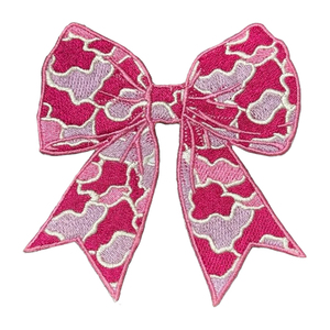 แพทช์ปักรูปโบว์ลายพรางสีชมพูยอดนิยมสำหรับฤดูใบไม้ร่วงล่าสัตว์สไตล์ตะวันตกผ้าปูรูปกวางสำหรับตกปลาหมวกทรักเกอร์ - Product Image 1