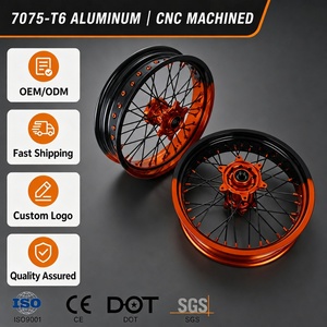Ruedas de Motocicleta SXF EXC Usadas para Supermotard con Llantas Negras de 17 Pulgadas para <span class=keywords><strong>KTM</strong></span> - Product Image 6