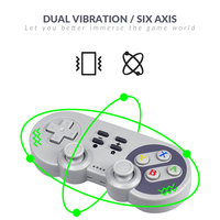 Controlador de Juegos para Consola, Controlador de Juegos Inalámbrico USB Retro para Consola Nintendo 64, para Nintendo Switch Pro