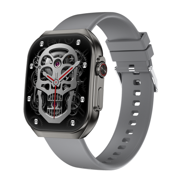 Hot Selling 2.04 Inches Curved Screen Smart Watch Men Women Deep Waterproof Square Touch Screen Sports Call Smart Watch