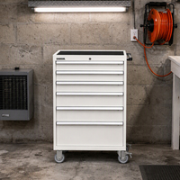 Armoire à outils robuste sur mesure Rockshell à 6 tiroirs, solution pour les usines de fabrication et les opérations de maintenance