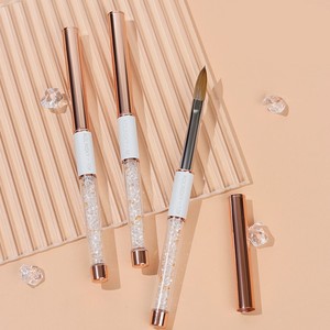 Pincel acrílico para <span class=keywords><strong>uñas</strong></span>, mango de diamantes de imitación <span class=keywords><strong>2022</strong></span> kolinsky puro, 10/12 nuevo tamaño, 8/100% - Product Image 2