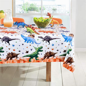<span class=keywords><strong>Nappe</strong></span> de fête d'<span class=keywords><strong>anniversaire</strong></span> <span class=keywords><strong>dinosaure</strong></span>-housse de Table jetable en plastique <span class=keywords><strong>dinosaure</strong></span> - Product Image 4