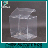 Boîte en plastique pliable transparente personnalisée en PET, boîte d'emballage transparente pour jouets, cadeaux, petits ornements avec impression personnalisée