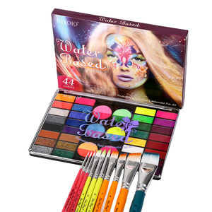 ชุดสีน้ำกัวชสำหรับเพ้นท์ร่างกาย NUKOLO NK4401 44 สี สำหรับงานศิลปะ แต่งหน้าแฟนซี ฮาโลวีน คริสต์มาส ละครเวที และงานขายตามท้องถนน - Product Image 1