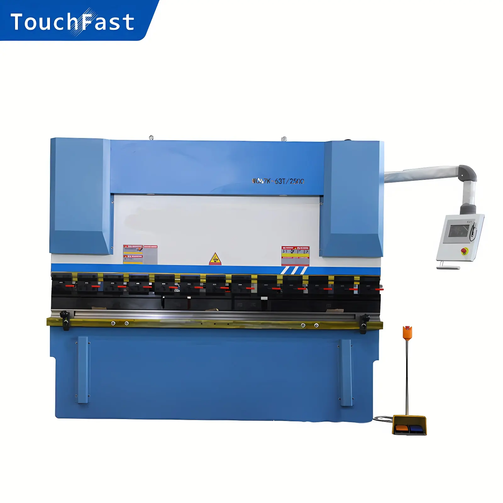 Machine à cintrer Touchfast WC67k 400T 4000mm pour plier la plaque de 4m E21system