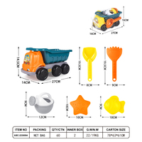 Ensemble de jouets de plage d'été en plastique pour enfants Kit d'outils de pelle pour le jeu de sable des enfants