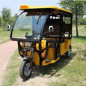 Triciclo Eléctrico para Adultos de 60V en Oferta, Mototaxi Eléctrico con Motor de Gran Torque de 1200W para Pasajeros - Product Image 3