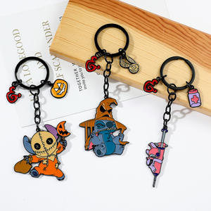 2025 nouveau dessin animé créatif fantôme drôle sac pendentif petit cadeau en gros Halloween personnage de dessin animé porte-clés - Product Image 4