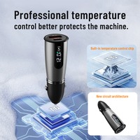 Chargeur de voiture 12V durable 51W, chargeur de téléphone portable pour voiture, chargeurs de voiture pour plusieurs appareils, nouvelle technologie pour une charge plus rapide et plus sûre