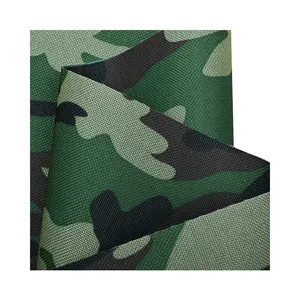 Wholesale Make-to-Order Camouflage Bag Use 600D Waterproof Polyester Oxford Pvc Fabric