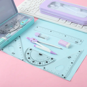 Cao xuất hiện độ chính xác la bàn thước đo thước kẻ Tẩy bút chì sinh viên văn phòng phẩm thiết lập tìm hiểu chế biến gỗ vẽ la bàn - Product Image 4