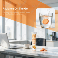 AegleWell L Glutatión y Vitamina C en Tabletas Efervescentes 500mg Cada Una 2 en 1 Sin Azúcar Sabor Naranja 20 Unidades Suplemento Diario