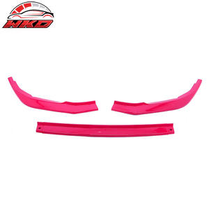 ลิ้นกันชนหน้า สำหรับ Subaru WRX 2022-2025 4 ประตู ทรง IKON สปอยเลอร์คาง PP สีชมพู 3 ชิ้น ชุดแต่งคุณภาพสูง - Product Image 5