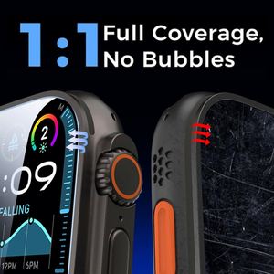 Protection d'écran auto-réparatrice 24H pour Apple Watch Ultra 4, emballage personnalisé, film TPU transparent 49 mm, ultra-fin, anti-traces de doigts - Product Image 4