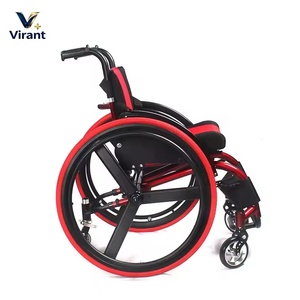 Fauteuil roulant sportif léger et pliable avec <span class=keywords><strong>coussin</strong></span> de siège respirant pour les déplacements quotidiens en extérieur et les activités de mobilité limitée - Product Image 4