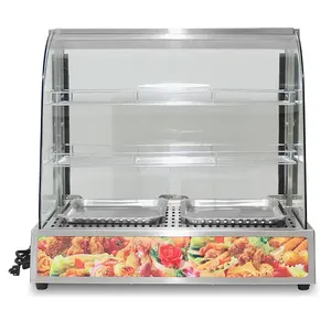 Ad alta precisione fornitura di fabbrica controllabile pollo cibo fritto Display più caldo elettrico cibo riscaldamento vetrina per il ristorante di casa - Product Image 4