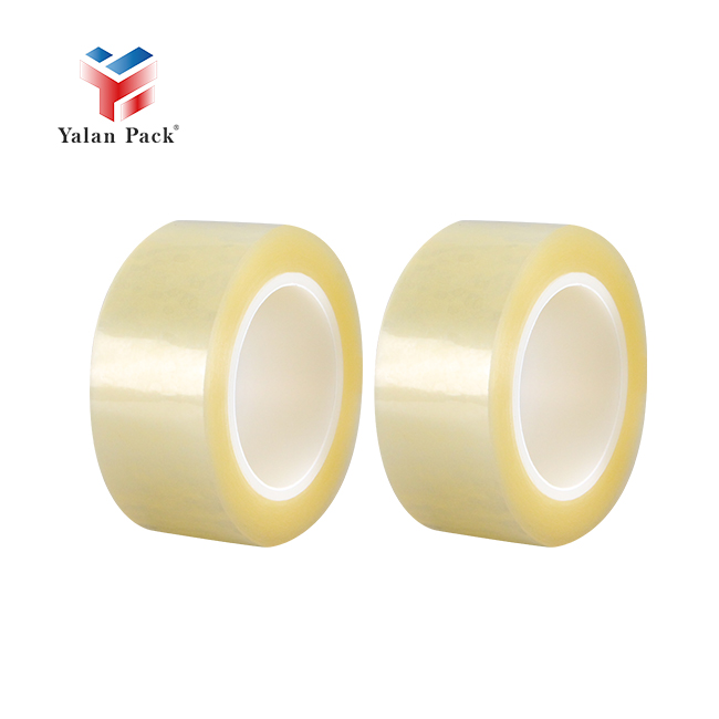 Yalanpack Good Quality Self Adhesive Tape Custom Adhesiva Transparent Clear Silent Packing Tape