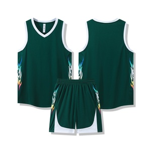 Ensemble d'uniformes de basketball haut de gamme - Maillot et short personnalisés avec tissu à séchage rapide pour les tournois - Product Image 3