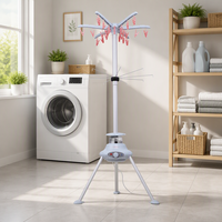 Sèche-linge électrique pliable de 15 kg, grande capacité, machine de séchage portable pour la maison