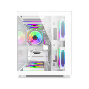 Hurricane Beast Esports Pillarless Sea View Room Case Ángulo de vidrio Lateral Transparente <span class=keywords><strong>Caja</strong></span> refrigerada por agua <span class=keywords><strong>Caja</strong></span> negra de una sola máquina - Product Image 2