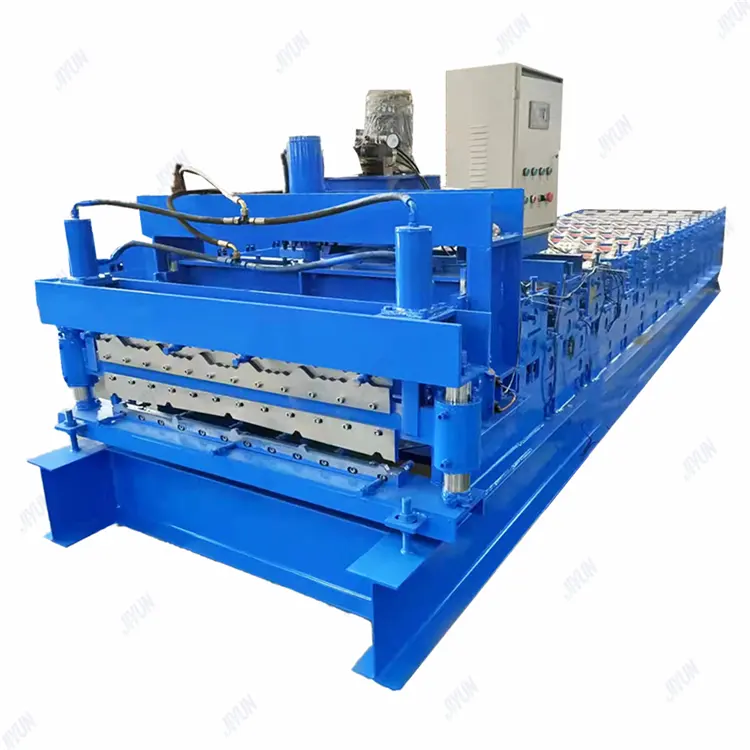Zimbabwe Double Layer Roll Forming Machine 686/762mm Ibr and Corrugated Roofing Sheet Panel Making Machine Price