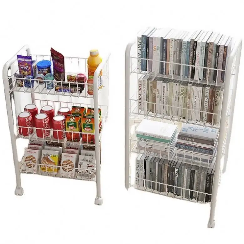 Trolley With 3 Rack Organizer For Drawer Tier Cabinet Wheel Black Wine Wood Carrying Layers Covering Metal Kitchen Cart