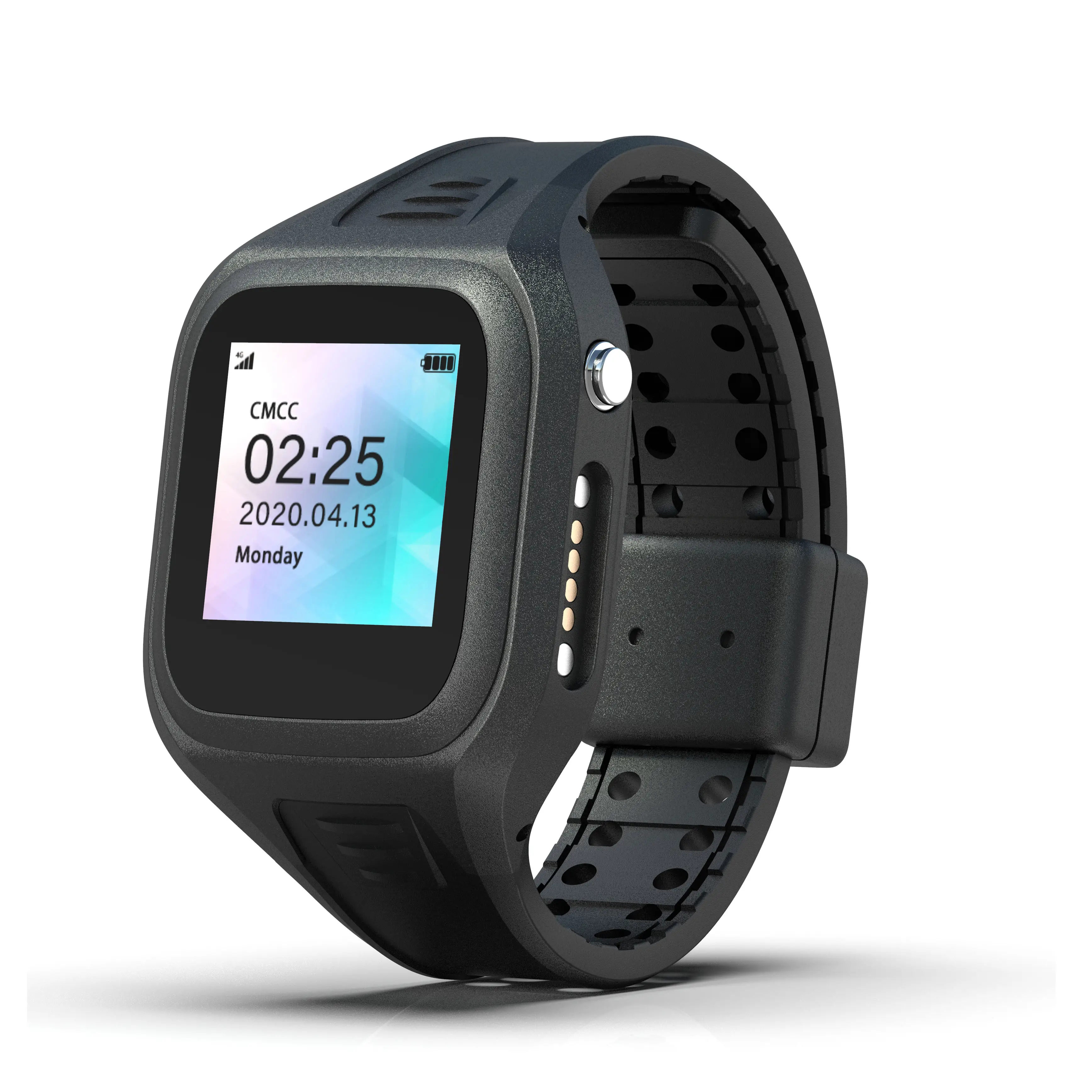 Tamper proof GPS watch with heart rate and temperature measurement