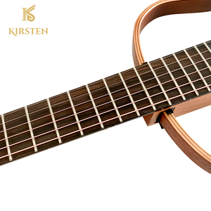 Guitare acoustique silencieuse en bois de 38 pouces avec cadre amovible et logo personnalisé, 6 cordes, pour les passionnés de musique - Product Image 3