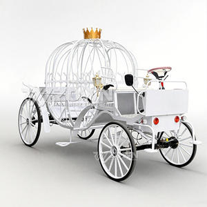 Carrozza Elettrica Reale a Forma di Zucca di Cenerentola per Matrimoni, Tour Turistici e Girovaglie - Product Image 5
