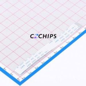 FFC1.0A-8P-100-4-8 FFC Cable (Flexible Flat Cable) P=1mm Connector 8P 1mm Non-Inverting 10cm - Product Image 1